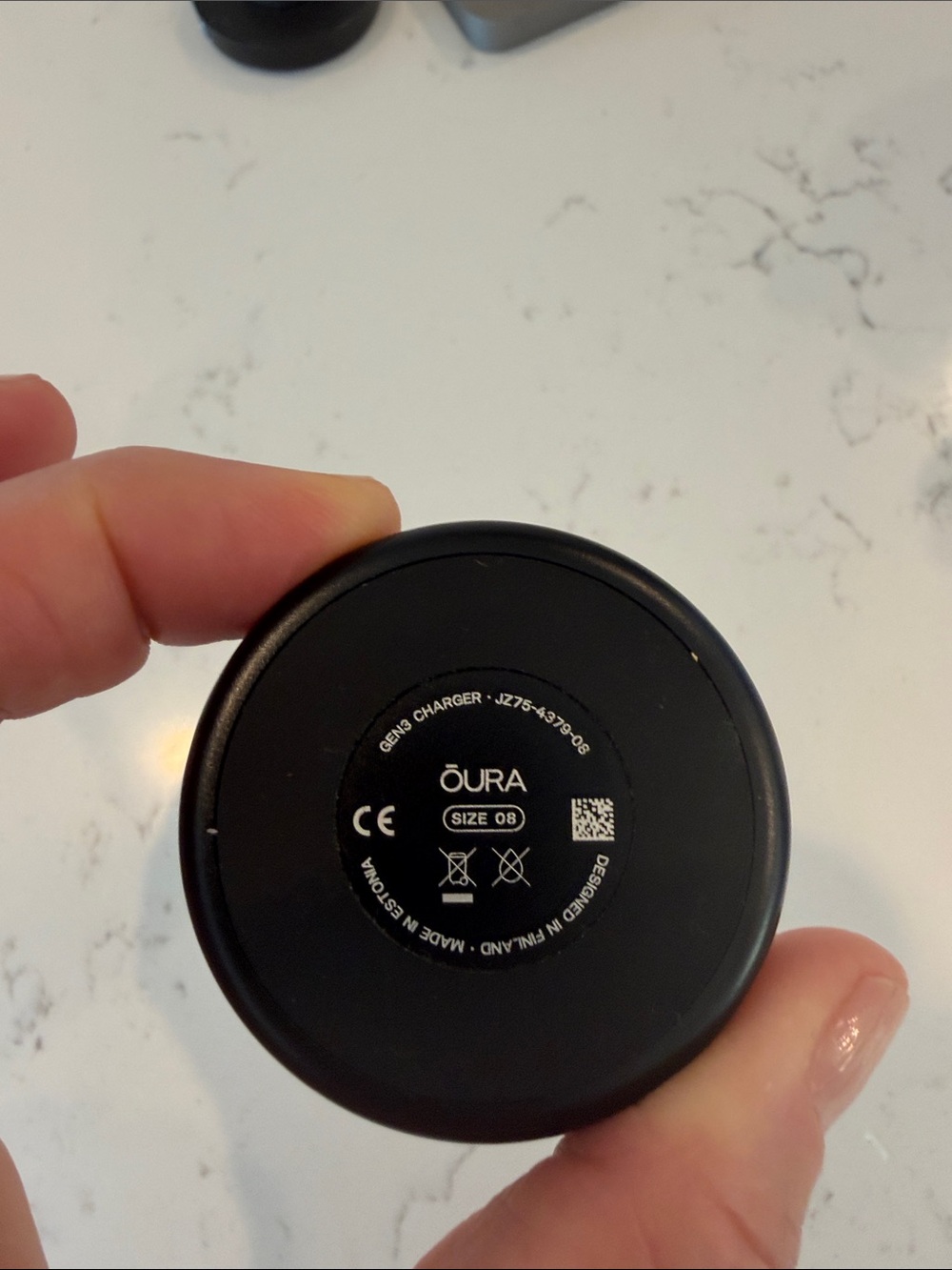 Oura Gen3 Wireless Charger - Black